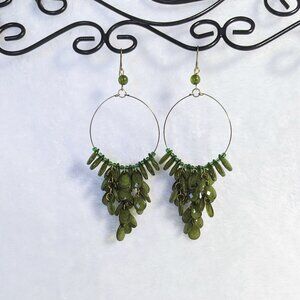 Claire's Chandelier y2k Hoop Dangle Earrings